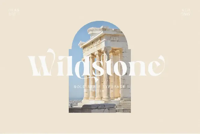 Wildstone font