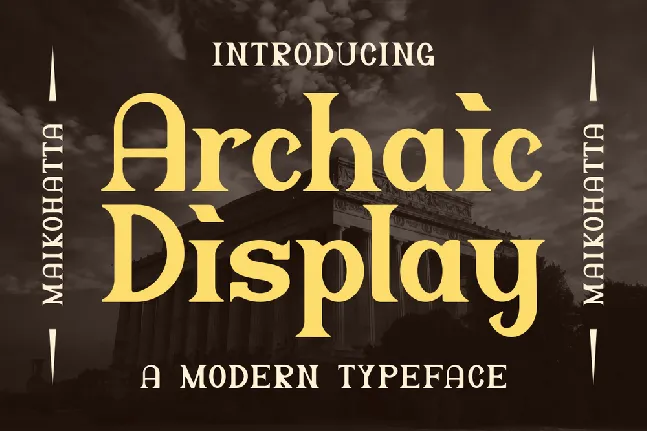 Archaic font