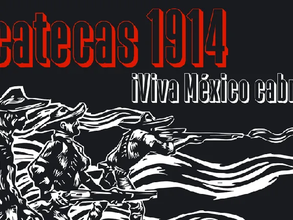 Zacatecas 1914 font