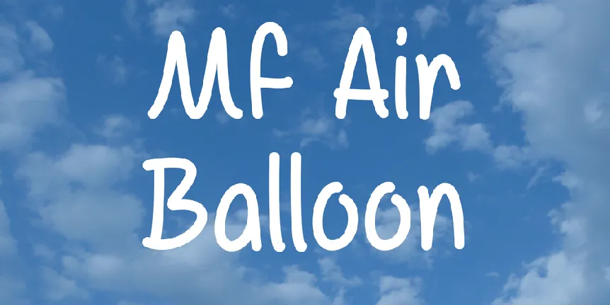 Air Balloon font