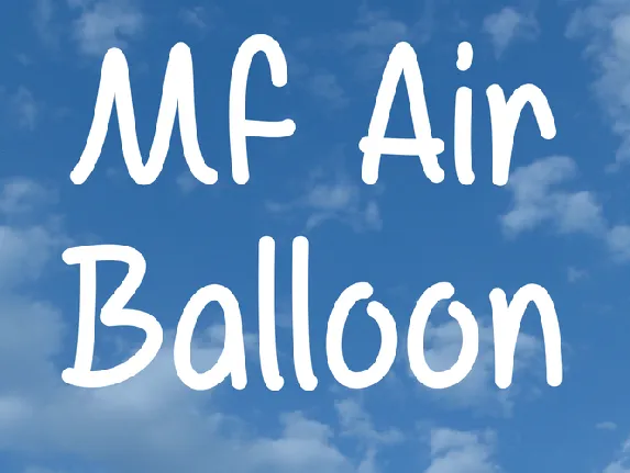 Air Balloon font