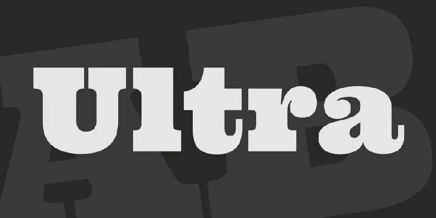 Ultra font