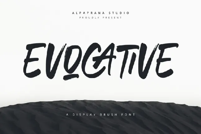 Evocative font