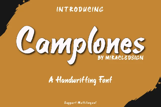 Camplones font