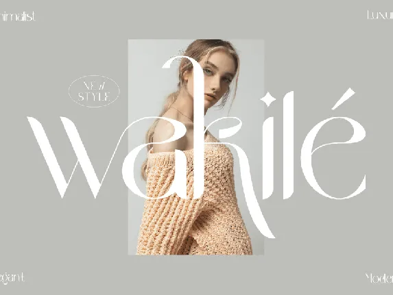 Wakile Stylish Serif font