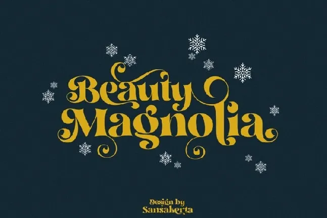 Beauty Magnolia Serif font