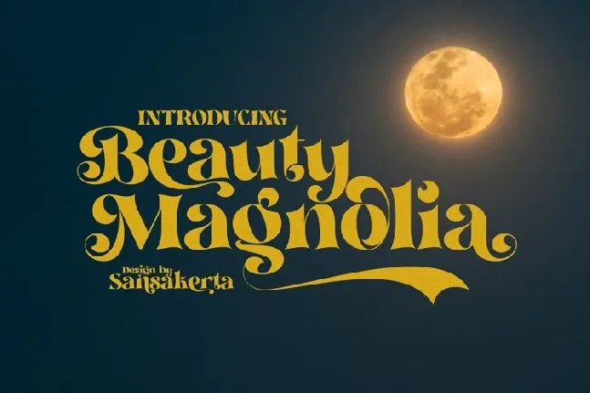 Beauty Magnolia Serif font