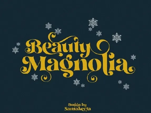 Beauty Magnolia Serif font