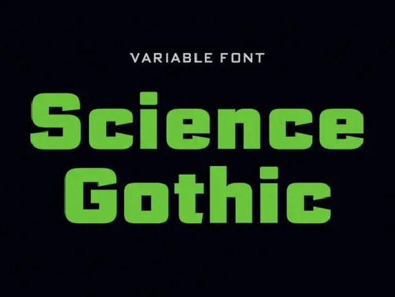 Science Gothic font