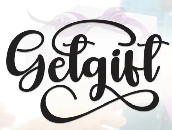 Getgift Script font