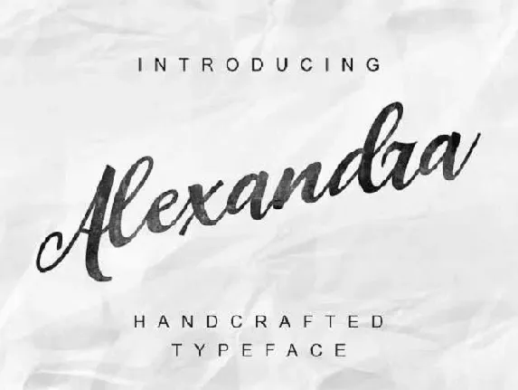 Alexandra font