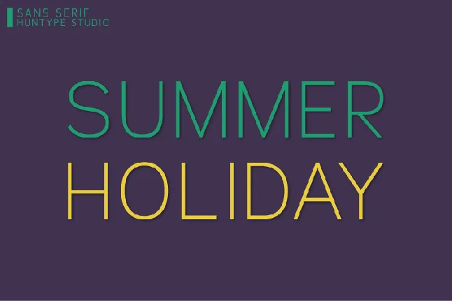 Summer Holiday font