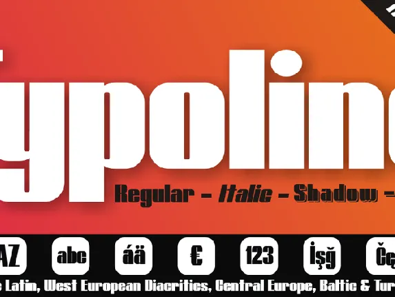 Typoline font