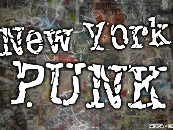 New York Punk font