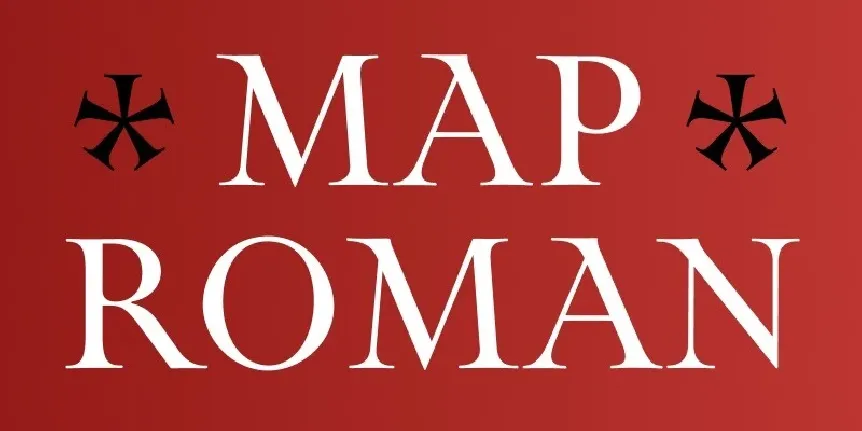 Map Roman Family font