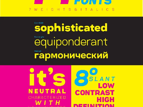 Neutral Grotesk Family font