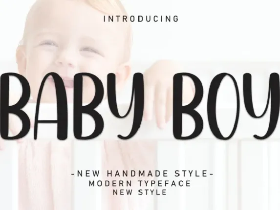 BabyBoy Display font