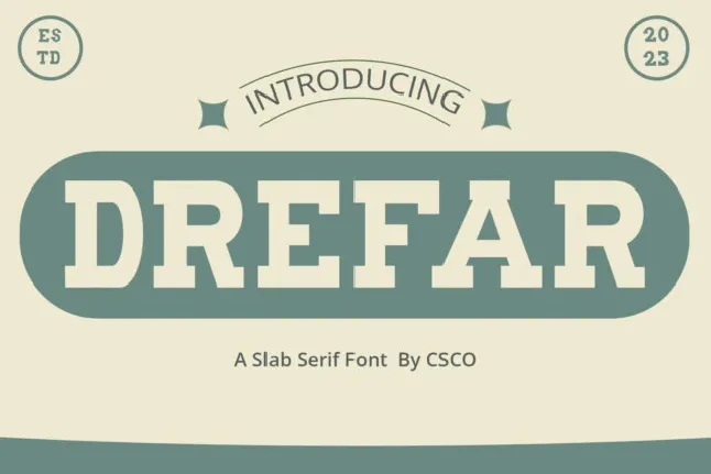 Drefar font