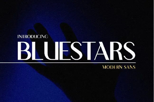 Bluestars font