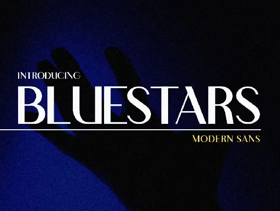 Bluestars font