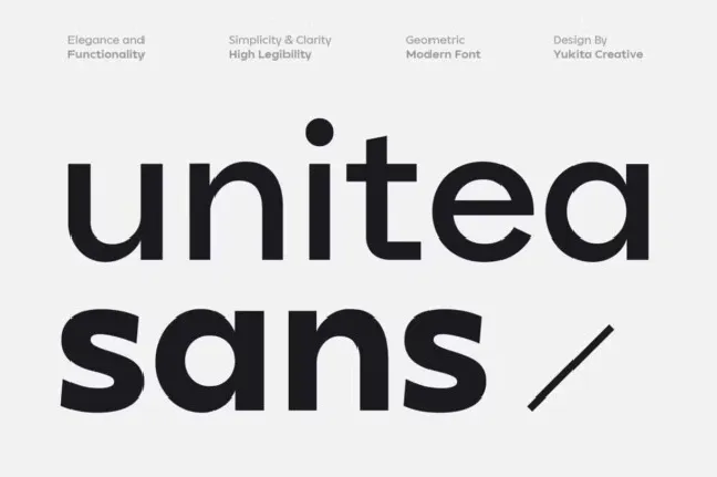 Unitea Sans Family font