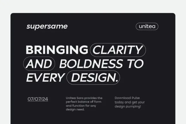 Unitea Sans Family font