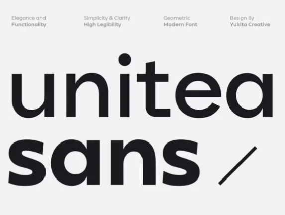 Unitea Sans Family font