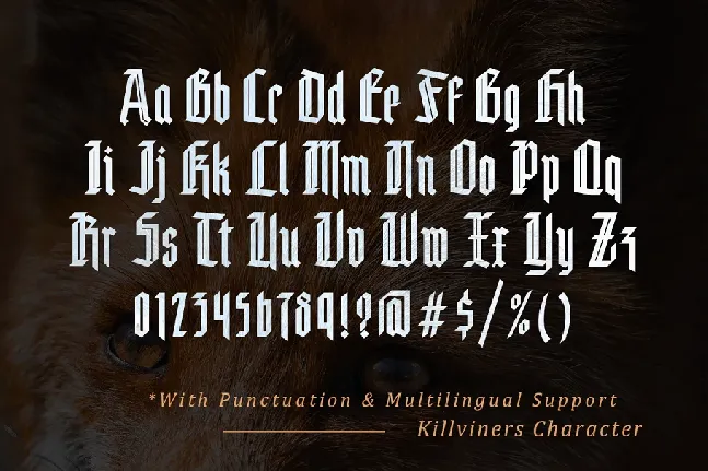 Killviners font