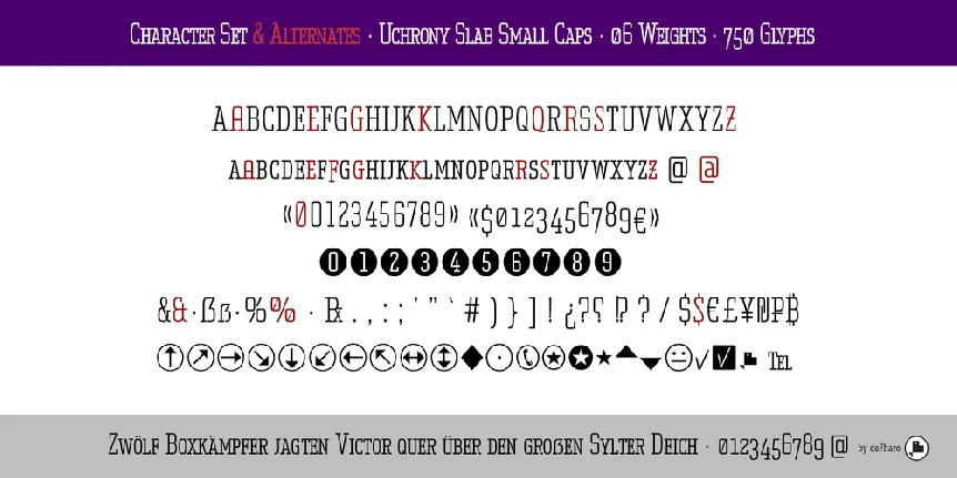 Uchrony SC font