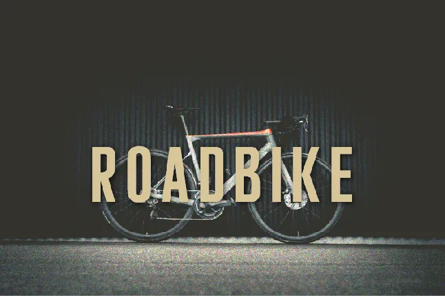 Roadbike font