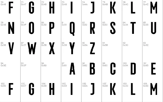 Roadbike font