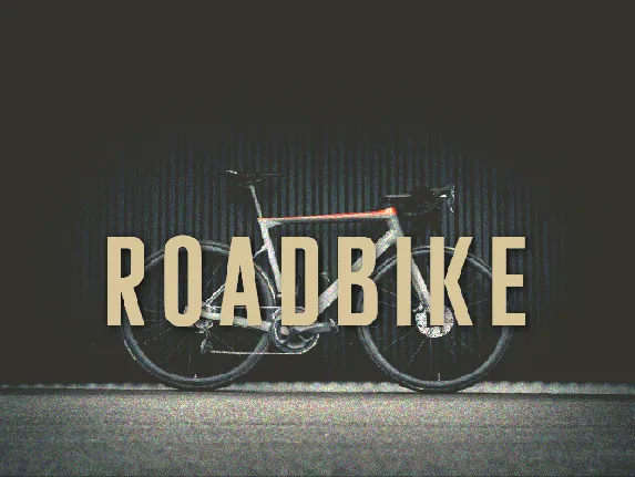 Roadbike font