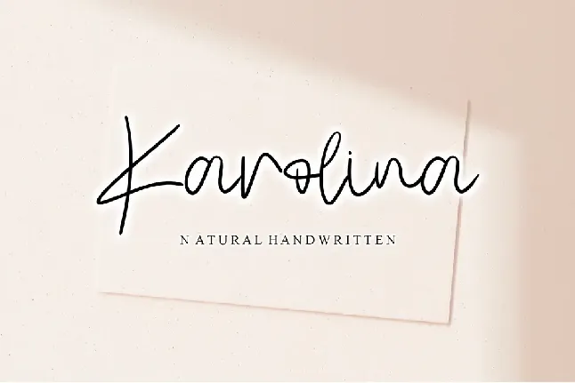 Karolina font