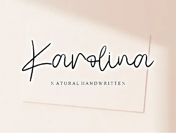 Karolina font