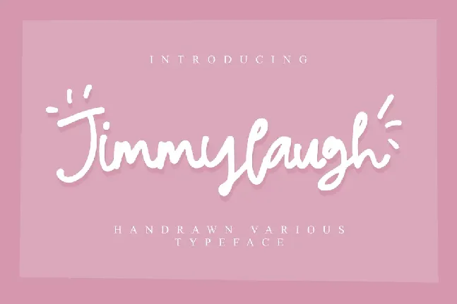 Jimmylaugh font