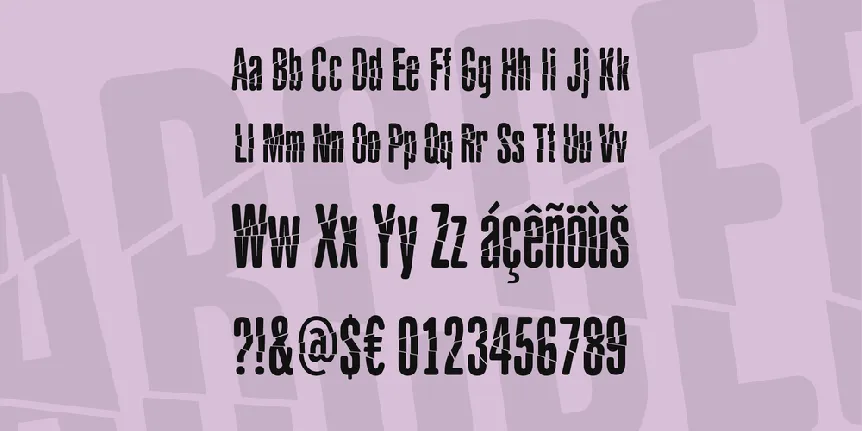 Babalusa Cut font