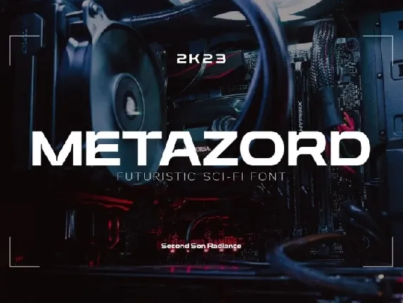 SS – Metazord font