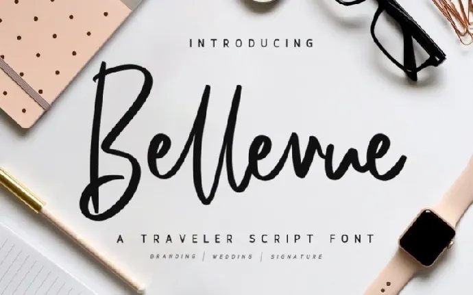 Bellevue Traveler Script font