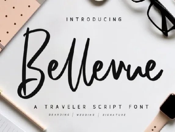 Bellevue Traveler Script font