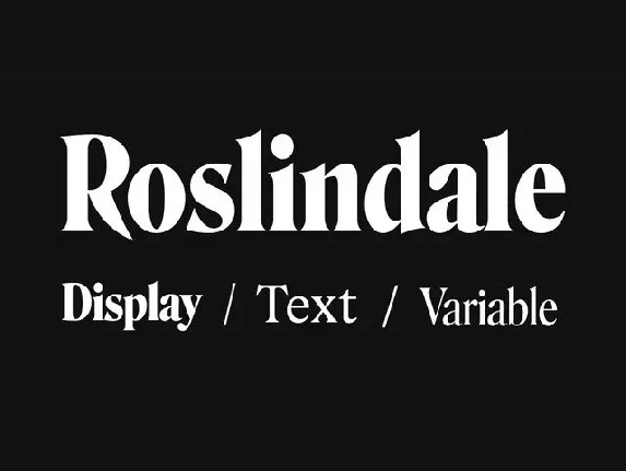 Roslindale Family font