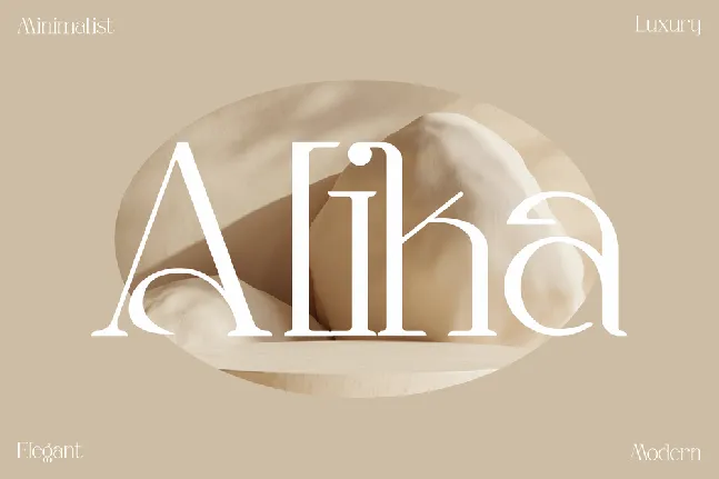 Alika Minimalist Serif font