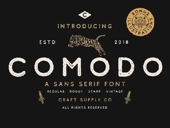 Comodo Family font