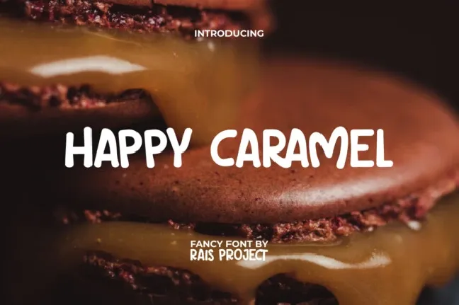 Happy Caramel font