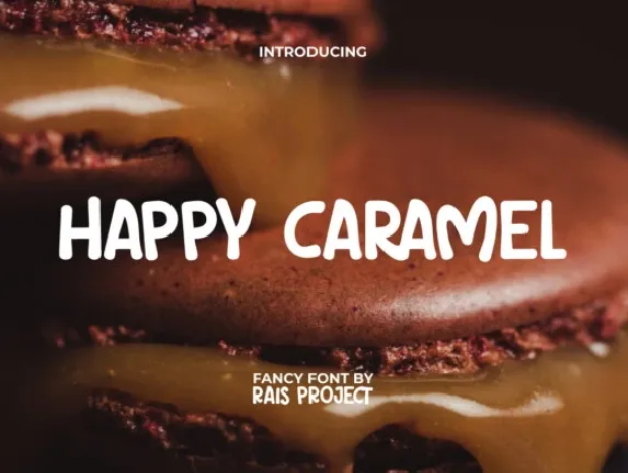 Happy Caramel font