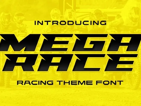 Racing Mega Race font