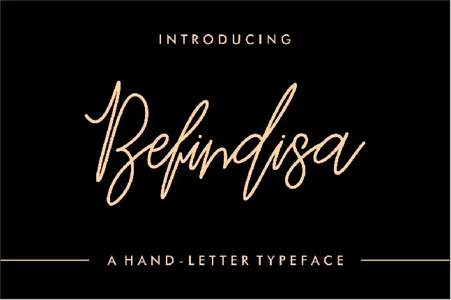 Befindisa font