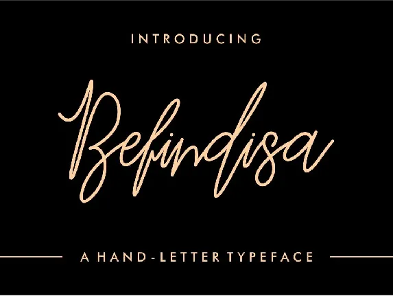 Befindisa font