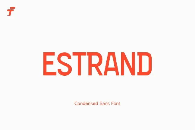 Estrand font