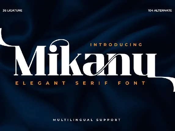 Mikanutrial font