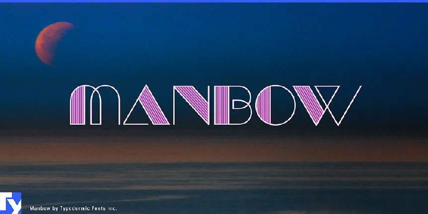 Manbow font